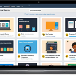 **Digital Learning Resources**: Create an illustration showcasing a diverse range of online coding platforms like Codecademy and Scratch. Include elements that represent different learning formats, such as videos, interactive tutorials, and forums, emphasizing accessibility and personalized learning in coding education.