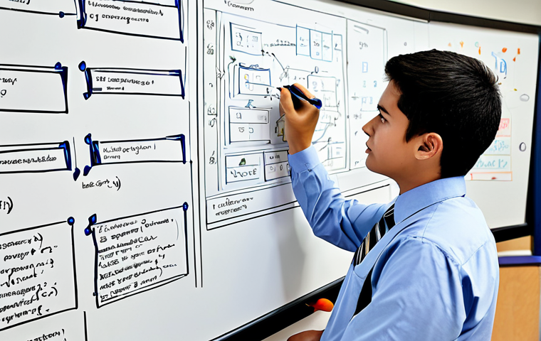 Logical Thinking**

"A student fully clothed in a professional, modest outfit, working on a complex algorithm flowchart on a large whiteboard, in a bright and modern classroom setting, appropriate attire, safe for work, perfect anatomy, natural proportions, family-friendly, high-resolution digital art, educational setting, professional environment."

**