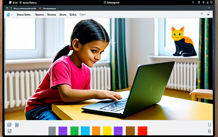 코딩교육지도사로서 학생 수준별 교육 전략 - Scratch Project**

"A bright and colorful image of a young child (approximately 8 years old), fully ...